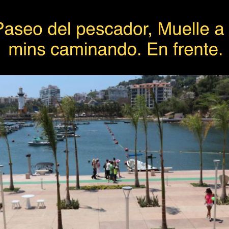 阿卡普尔科Departamento Sobre Costera, 1Min La Quebrada, 3M Playas Y Yates公寓 外观 照片