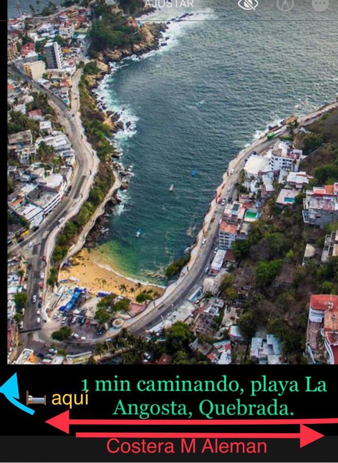 阿卡普尔科Departamento Sobre Costera, 1Min La Quebrada, 3M Playas Y Yates公寓 外观 照片